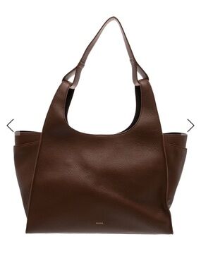 Cuyana Double Loop Satchel | Dark Chestnut
